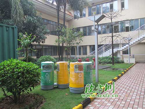 韶關(guān)物業(yè)分類玻璃鋼垃圾桶，提升社區(qū)好環(huán)境。